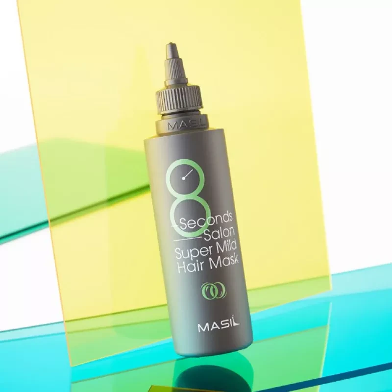 Мягкая восстанавливающая маска для волос Masil 8 Seconds Salon Super Mild Hair Mask Green, 100 мл