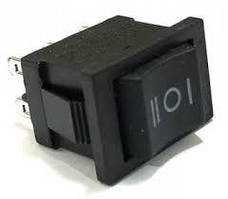 Клавішний перемикач MRS-203-3B ON-OFF-ON 6 pin, чорний