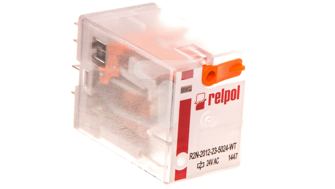Реле проміжне RELPOL R2-2012-23-5024-WT 12А 2CO 24V AC (електромеханічне)