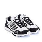 Чоловічі спортивні кросівки із натуральної шкіри із замшевими вставками Adidas Terrex White м'які комфортні, фото 6