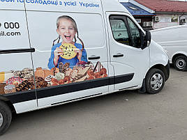 Дефлектори вікон (вітровики) Renault MASTER / OPEL MOVANO 2010-> ( (вставні)