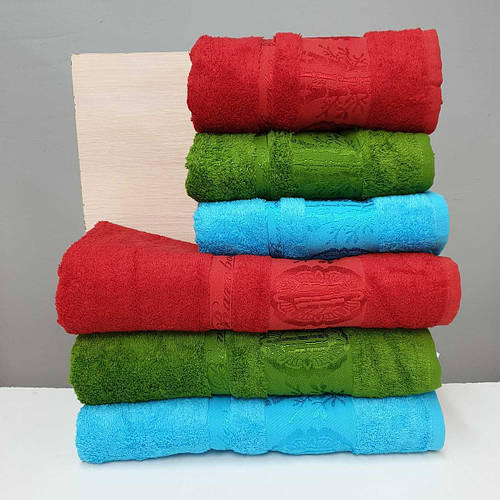 Купить Полотенца бамбуковые Zeron Aynali Agac Bamboo Desen 50х90 (3шт ...