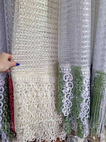 Тюль арка готова 3м,для кухні,спальні,дитячої,балкону,веранди, фото 1