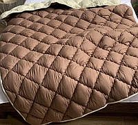 Полуторное одеяло зимнее 155х210 ОДА холлофайбер -микрофибра разные цвета