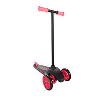 Самокат серії "Наклоняй і повертай" - РОЗОВИЙ (3-х колісний, 2 колеса попереду, гальм, до 20 kg) 638169