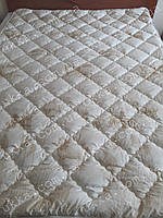 Полуторное шерстяное одеяло 155х210 Ода (натуральная шерсть)