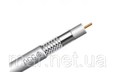 Кабель коаксіальний, RG-6 white DCG 100м