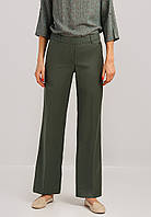 Летние женские брюки-кюлоты Finn Flare B19-11034-514 зелёные M