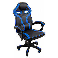 Крісло комп'ютерне геймерське Bonro B-827 Blue (40800103)