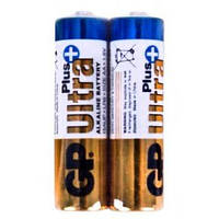 Батарейка GP ULTRA + ALKALINE 1.5V 15AUPHM-2S2 лужная, LR6,AA