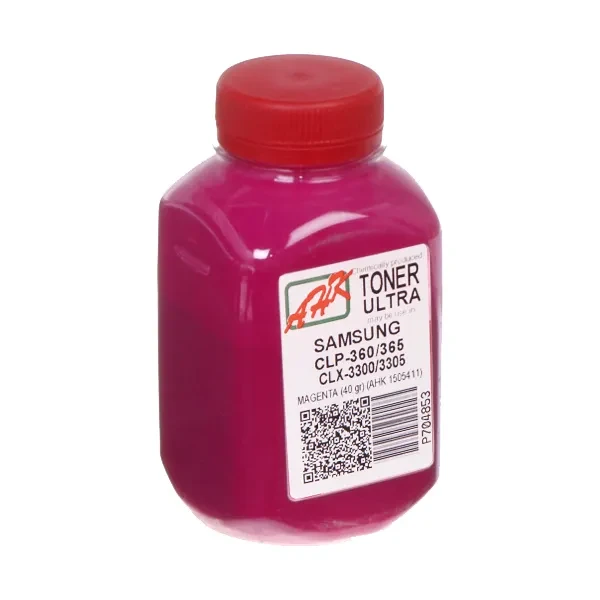 Принтерний тонер AHK Samsung CLP-360/365/CLX-3300/3305 40г Magenta (1505411) Ultra Color, фото 1