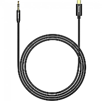 Кабель Baseus Yiven Type-C To 3.5 male Audio Cable M01 Black