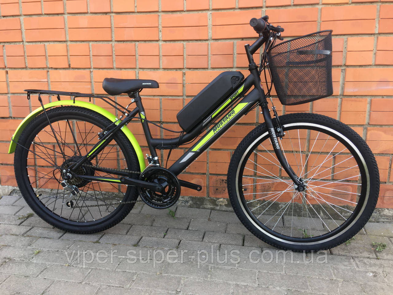 Електровелосипед Mustang Мустанг Спорт 26" 36V/500W/13Ah li-ion, Задній привод (Pass система)