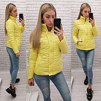 Куртка женская зима модель 211 желтый