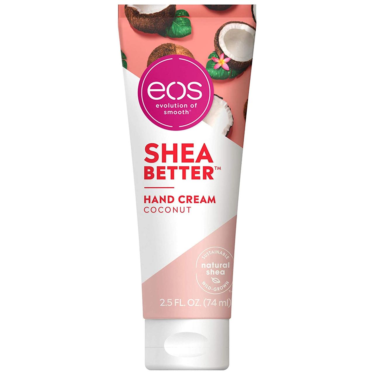 Крем для рук з олією ши EOS Shea Better Hand Cream Coconut 74 мл