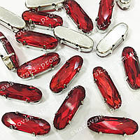 Подовжений овал у сапах, розмір 7х21мм, колір Lt Siam, 1 шт.