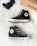 Кеди Converse All Star високі чорні конверс олл стар конверси класичні кросівки