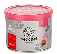 Паштет Pet Chef м'ясне асорті для дорослих котів 200г