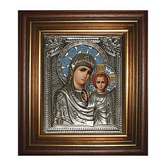 Ікона з срібла "Божа Матір Казанська" 300х260 мм