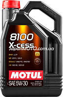 Моторне масло Motul 8100 X-cess 5W-30 (5Л, синтетичне), Франція