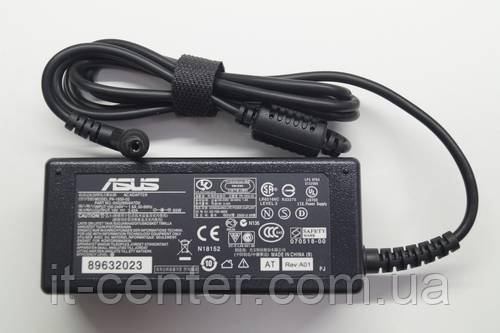 Блок живлення для ноутбука ASUS 19V, 3.42A, 65W, 5.5 * 2.5мм, L-образний роз'єм, black (без кабелю!)