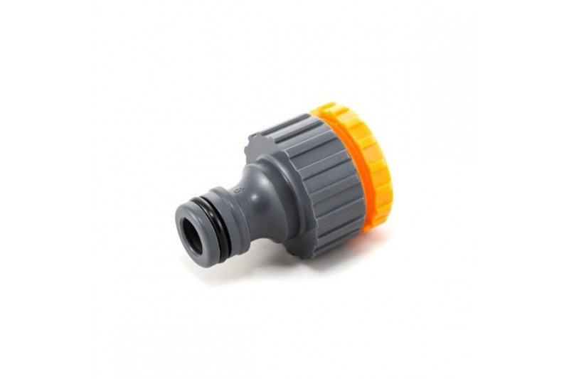 Стартовий адаптер 1/2" або 3/4" ВР під стандартний конектор (фурнітура для садових шлангів), Presto-PS