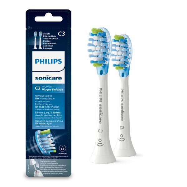 Насадки для зубної щітки Philips Sonicare C3 Plaque Defence HX9042/17