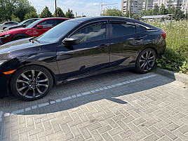 Дефлектори вікон (вітровики) Honda Civic 2017R-> 4D SEDAN 4шт (HIC)