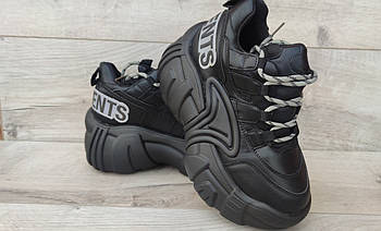 Жіночі кросівки Ailaifa 887-1 Чорний 23 см Розмір 37 (KG-4408)