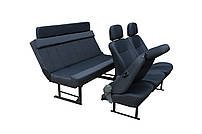 Автомобільний Диван Трансформер, Сидіння для мікроавтобуса, Сідушка ліжко, Авто-Крісло, Автодиван спальник 153