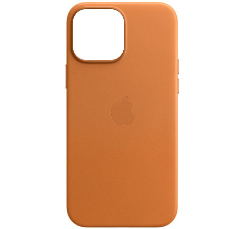 Кожаный чехол Leather Case (AAA) для Apple iPhone 13 (6.1") - фото 1 - id-p1599714218
