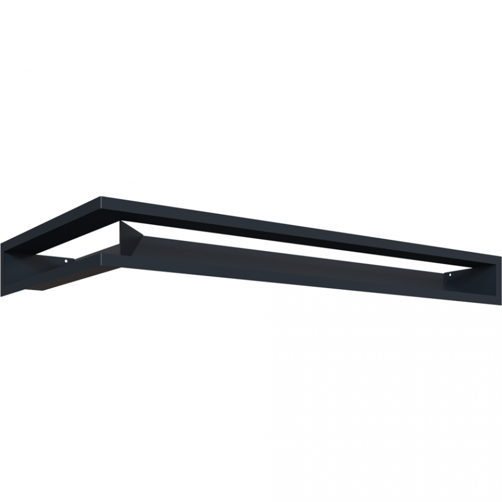 LUFT кутовий правий графітовий 40x80x9, фото 1