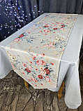 Скатертина-доріжка (раннер) на стіл тефлонова високої якості, 40 см х 170 см, фото 4