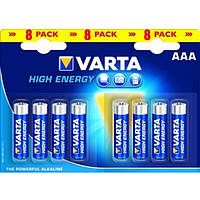 Батарейка VARTA 4903 AAA LR03 LONGLIFE Power 8 BL