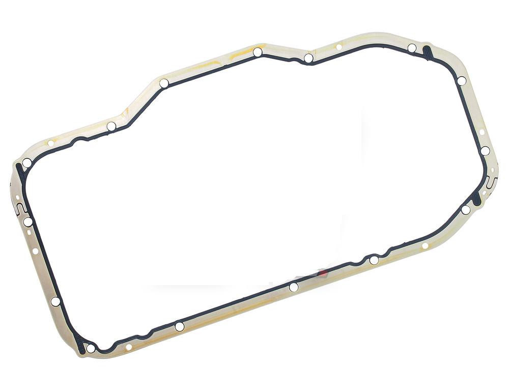 Прокладка піддону двигуна Газель,Волга, двигун 406,405.409 метал+гума (виробництво ЗМЗ), фото 1