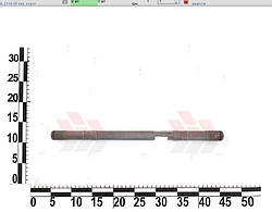 Вал приводу переднього колеса ВАЗ 2110, 2112, 1117, 1119, 2170, 2172 лівий короткий (403 мм) (вир-во р. Тольятті)