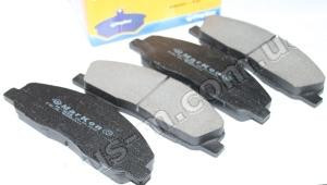 Колодка тормозная Газель NEXT передняя (комплект 4шт) (производство МарКон), фото 1