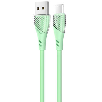 Дата кабель Usams US-SJ494 U65 Liquid Silicone USB to Type-C 3A 1m