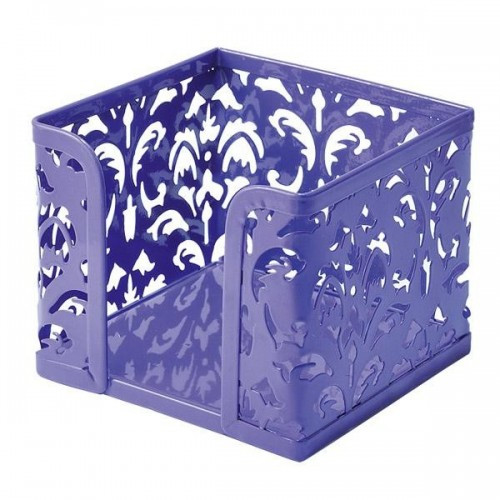 Бокс для паперів металевий BM.6216-07 “Barocco” 80x100х100мм фіолетовий (1/12), фото 1