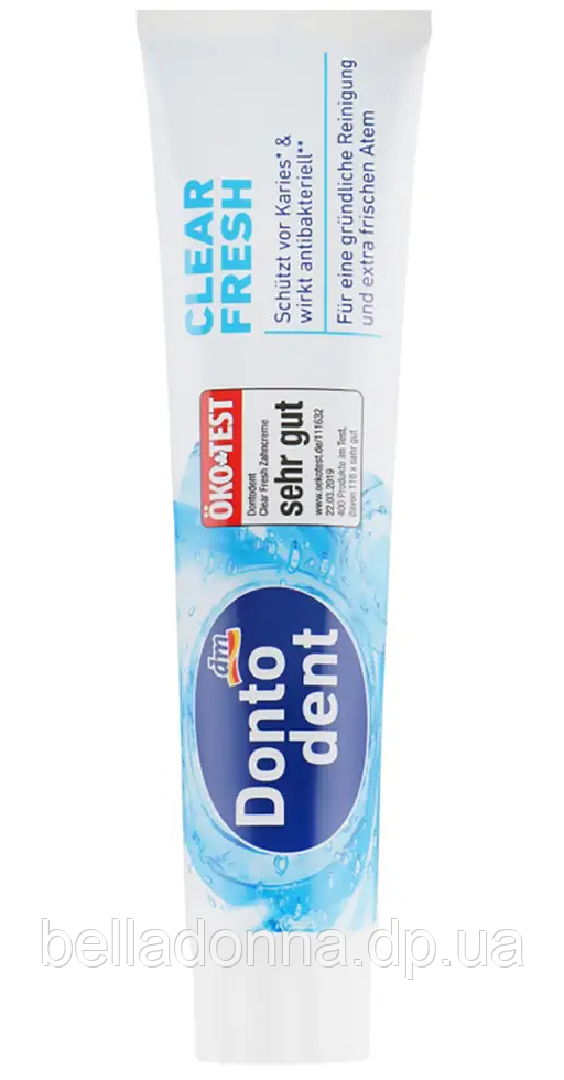 Зубна паста Dontodent Clear Fresh 125 мл