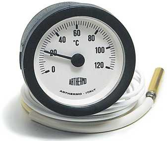 Термометр круглий ARTHERMO CP 05 з капиляром 1500мм (52мм, 0-120°С)