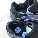 Чоловічі кросівки Adidas Niteball весна-осінь-літо демісезонні чорні з фіолетовим. Фото в живу. топ, фото 4