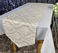 Скатерть-дорожка (раннер) на стол тефлоновая высокого качества, 40см х 170см