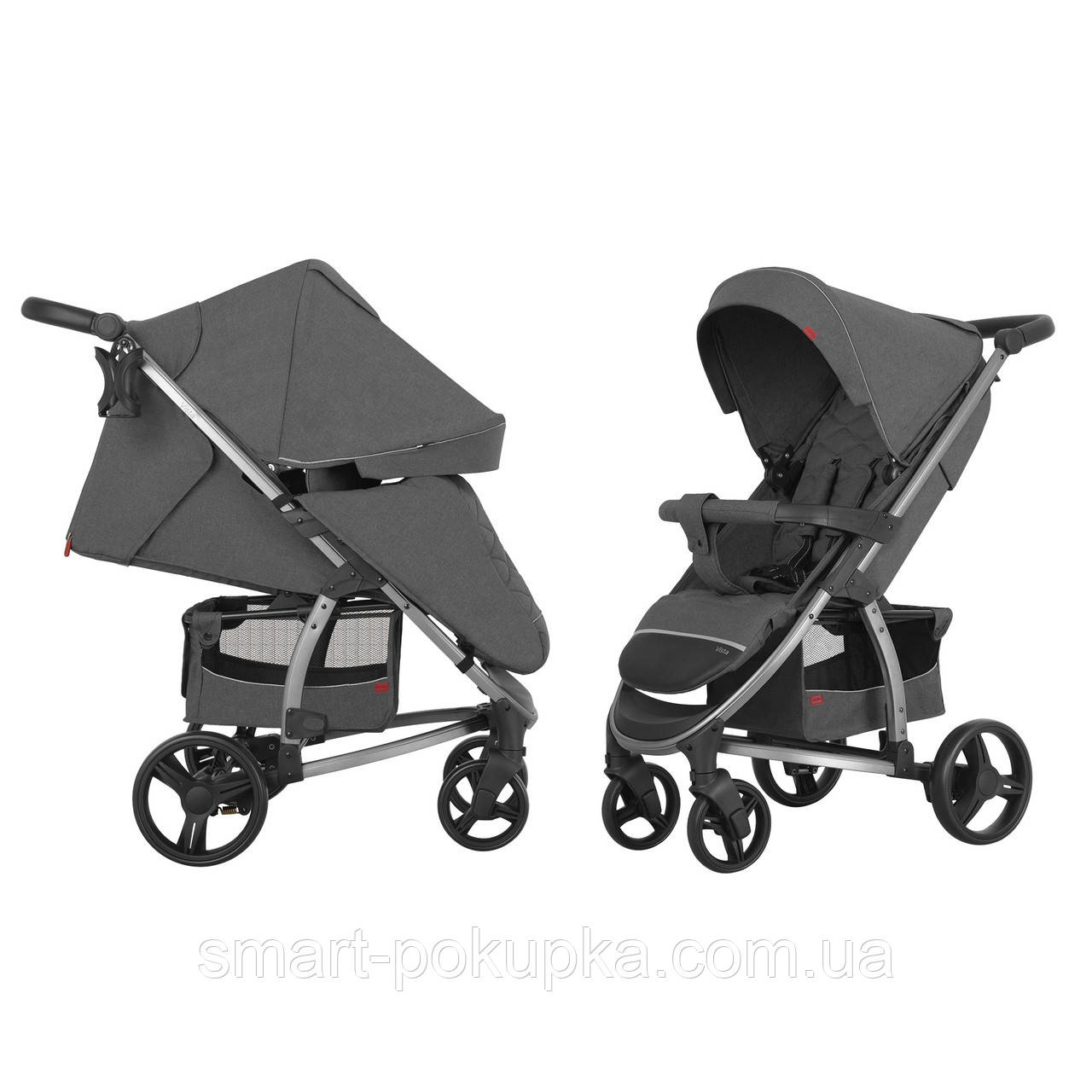 Прогулянкова коляска CARRELLO Vista CRL-8505 Shark Grey +дощовик L /1/ MOQ