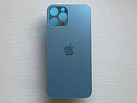 Задняя крышка для iPhone 12 Pro Max Pacific Blue синяя на замену (ремонта) стекло высокое качество