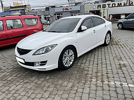 Дефлектори вікон (вітровики) Mazda 6 5d 2007-2013r sedan (Heko)