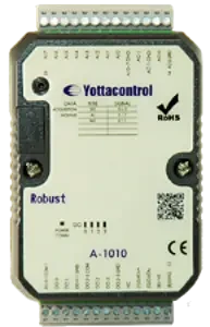 Модуль A-1010, 8AI(0-10V), 2AO(0-10V), 4DO(n-p-n), Modbus RTU / ASCII: RS-485