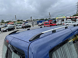 Рейлінги Хром (пластиковий крокштейн) на Volkswagen Caddy MAXI 2004-2010