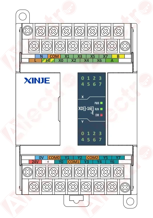 XD3-16PT-E (220VAC, 8DI pnp, 8DO транзистор) - фото 4 - id-p665988767