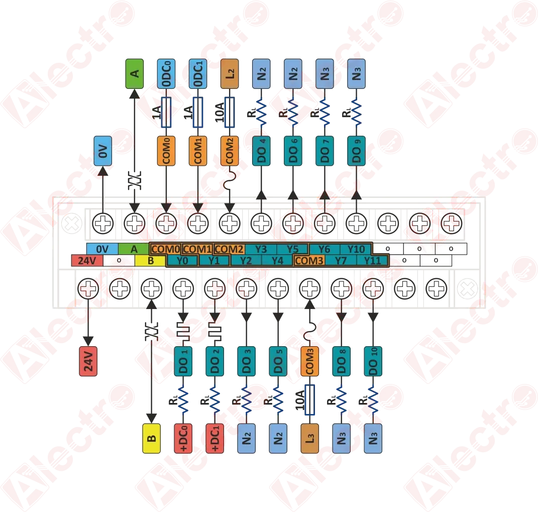 XD3-24PRT-C (24VDC, 14DI pnp, 10DO реле+транзистор) - фото 3 - id-p666314083